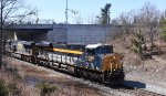 CSX's C&O "half heritage" paint scheme is on display on !-032